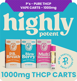 Pushin P's THCP Vape Cartridge | 1000mg