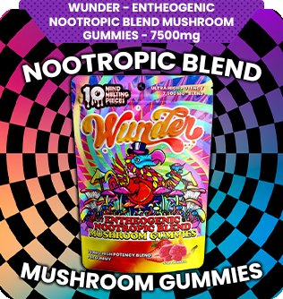 Wunder - Entheogenic Nootropic Blend Mushroom Gummies