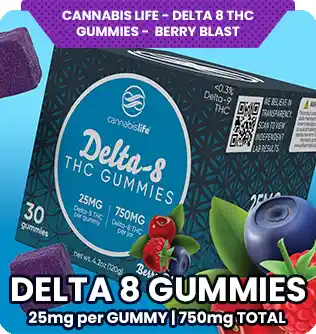 Cannabis Life - Delta 8 Gummies - Berry Blast - 750mg
