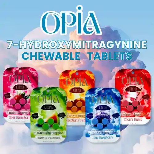 OPiA - Ultra 7OH Tablets - 60mg Each, 4 Count