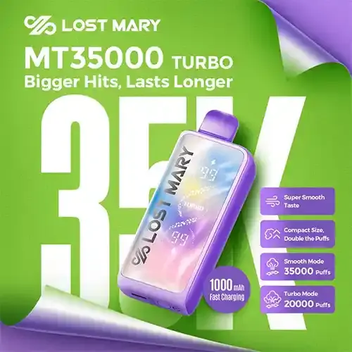 Lost Mary - MT35000 Turbo Vape Pens - 35K Puffs