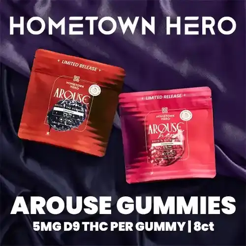 Hometown Hero - Delta 9 Arouse Gummies - 40mg