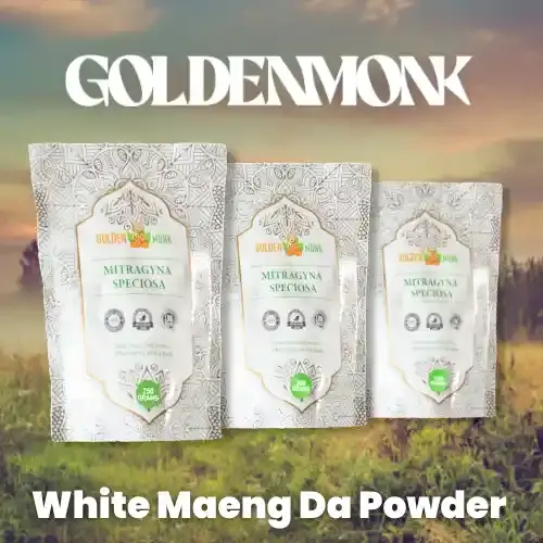 Golden Monk - White Maeng Da Kratom Powder