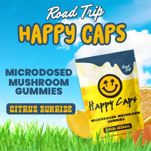 Road Trip - Happy Caps Citrus Sunrise Gummies - 20ct