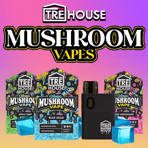 TRĒ House - Mushroom Disposable Vape Pens