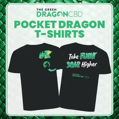 The Green Dragon CBD - Pocket Dragon T-Shirt