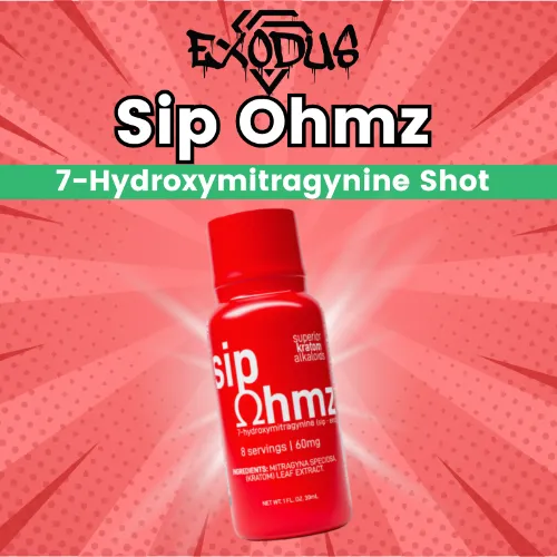 Exodus - Sip Ohmz 7-Hydroxymitragynine Shot | 30ml