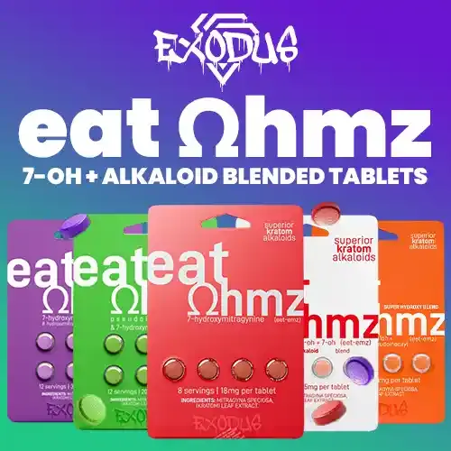 Exodus - Eat Ohmz 7-OH + Alkaloid Blended Tablets