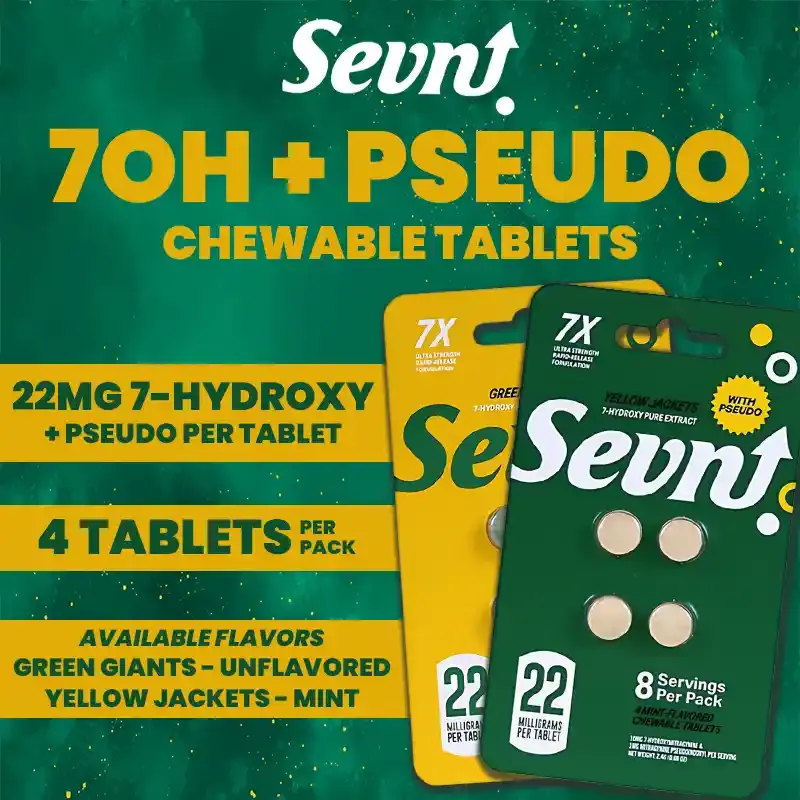 Sevn 7-OH + Pseudo Tablets | 4 Count