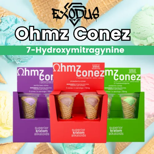 Exodus - Ohmz Conez 7-Hydroxymitragynine