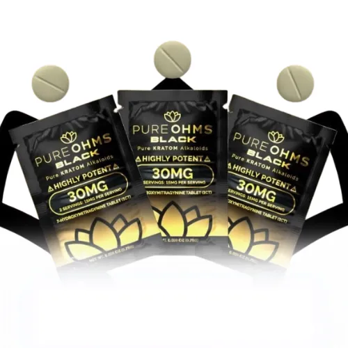 Pure Ohms Black 7-OH Tablets - 30mg Each, 1ct