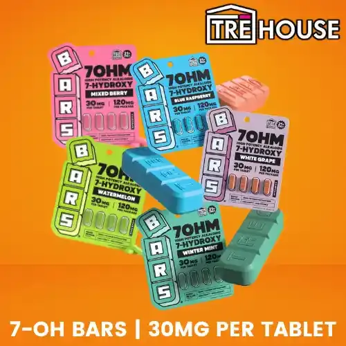 TRĒ House - BARS 7-Hydroxy Tablets - 120mg