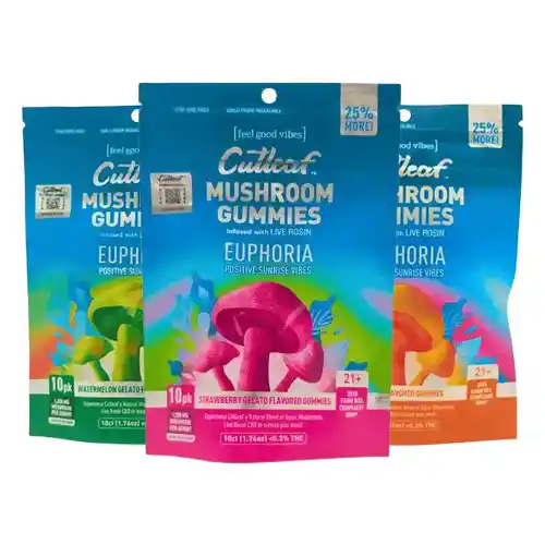 Cutleaf - Mushroom Gummies - Sunrise - 1000mg