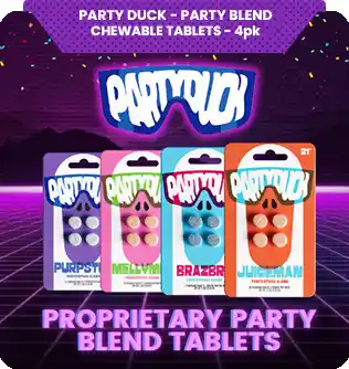 Party Duck - Party Blend Chewable Tablets - 4pk