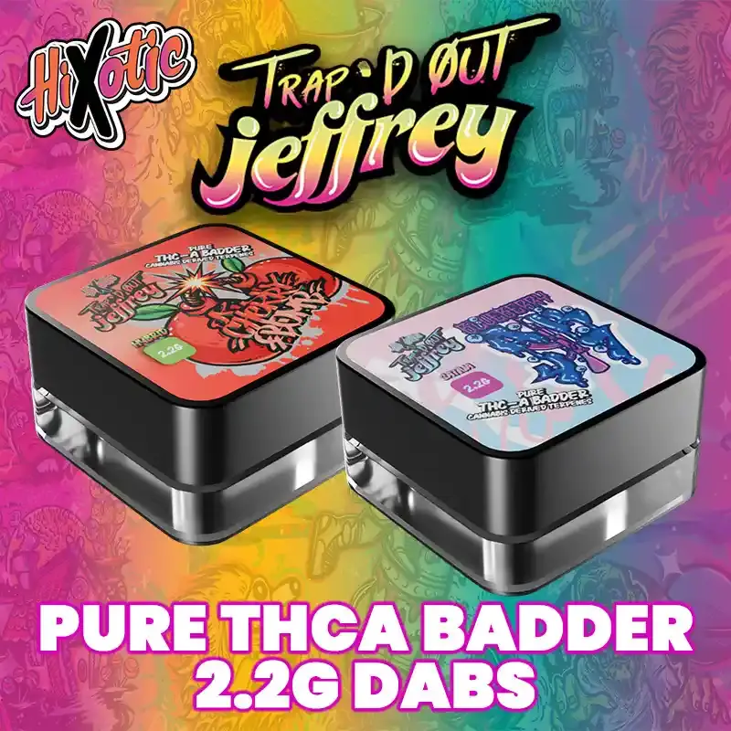 HiXotic - Trap'd Out Jeffrey THCA Badder Dabs - 2.2g