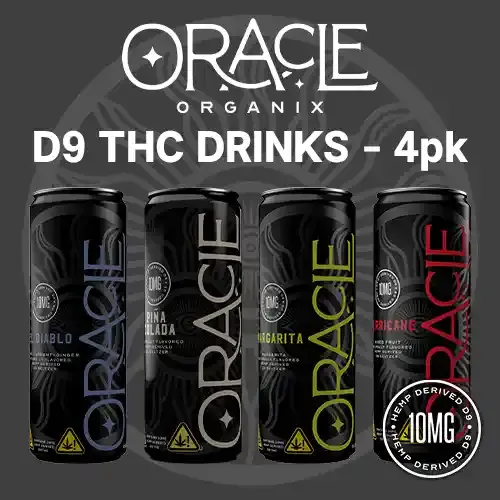 Oracle Drinks - Delta 9 THC Drink - 40mg - 4pk