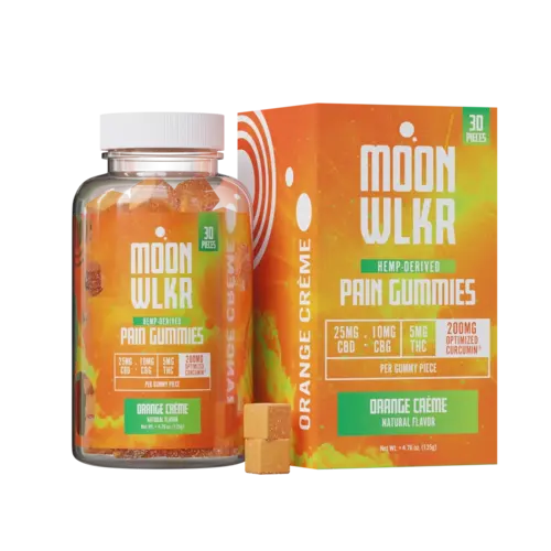 MoonWlkr - CBD + CBG + THC Pain Relief Gummies