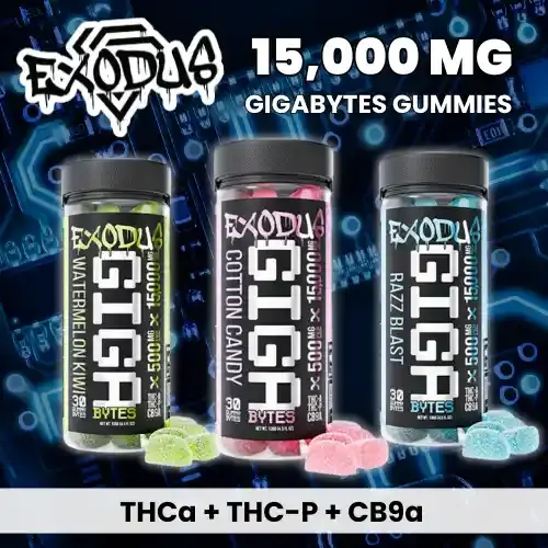 Exodus - Gigabytes Gummies - 15,000mg