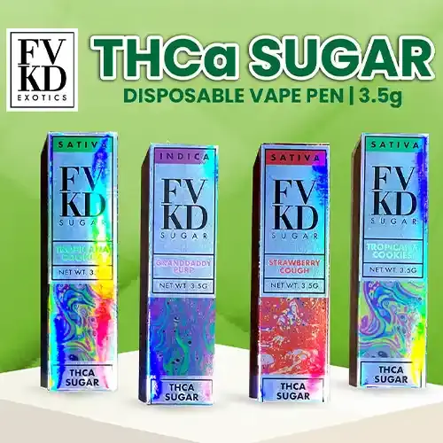 FVKD Exotics - THCA Sugar 3.5g Disposable Vape Pen