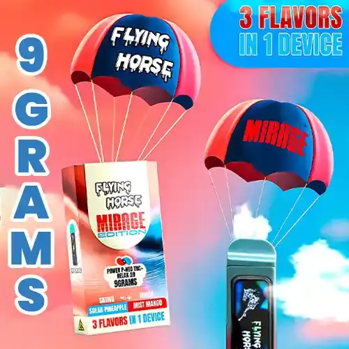 Flying Horse - Mirage 3-in-1 THC Vape - 9g