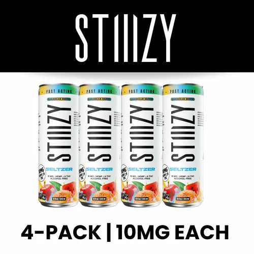 Stiiizy - D9 THC Seltzer - 4pk of 12oz Cans - 10mg each