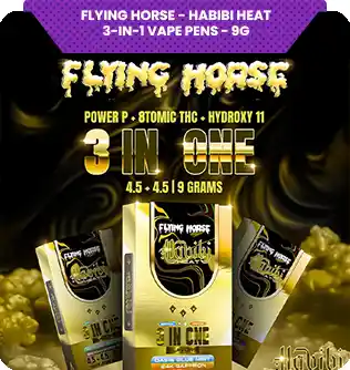 Flying Horse - Habibi Heat - 3-in-1 Vape - 9g