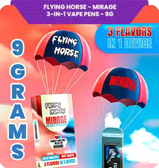 Flying Horse - Mirage 3-in-1 THC Vape - 9g