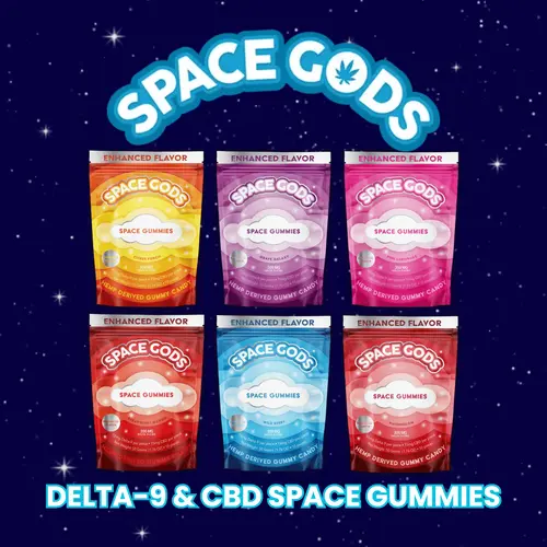 Space Gods - Delta 9 THC + CBD Space Gummies - 300mg
