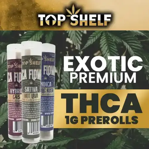 Top Shelf Hemp Co - Exotic THCA Pre-Roll