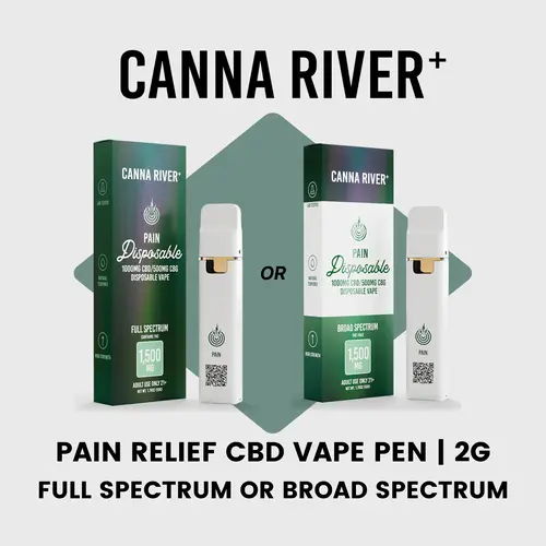Canna River - Pain Relief CBD + CBG Vape Pen - 2g