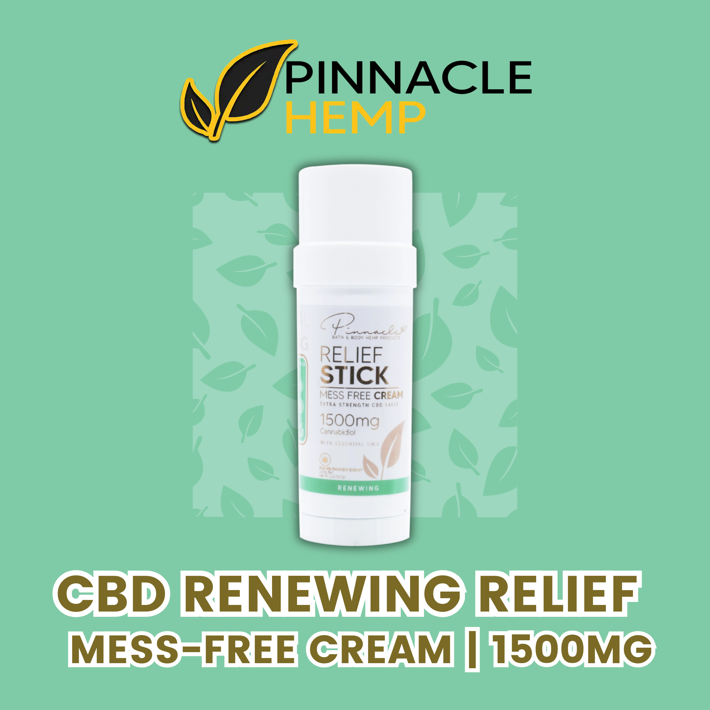 Pinnacle Hemp - CBD Renewing Relief Stick - 1500mg