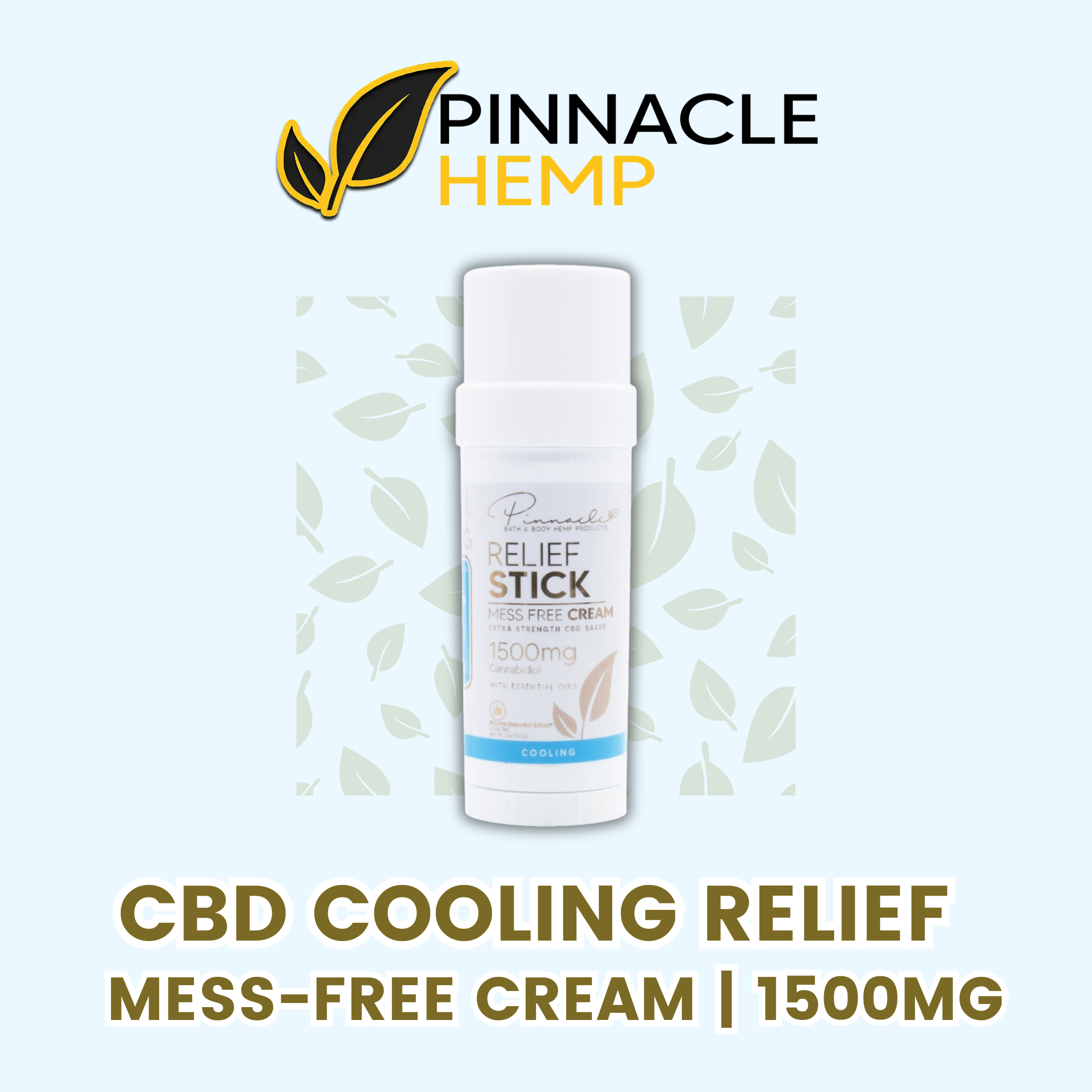 Pinnacle Hemp - CBD Cooling Relief Stick - 1500mg