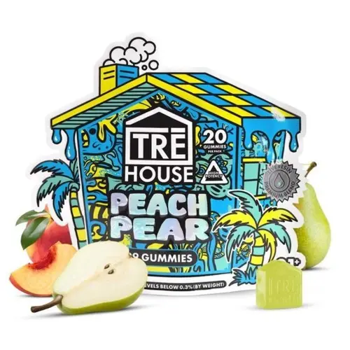 TRĒ House - Delta 9 Gummies - Peach Pear - 400mg