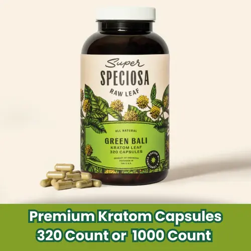 Super Speciosa - Green Bali Kratom Capsules