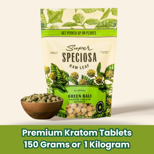 Super Speciosa - Green Bali Kratom Tablets