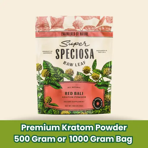 Super Speciosa - Red Bali Kratom Powder