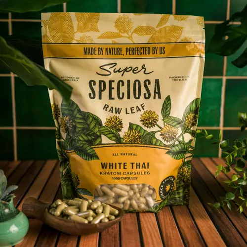 Super Speciosa - White Thai Kratom Capsules
