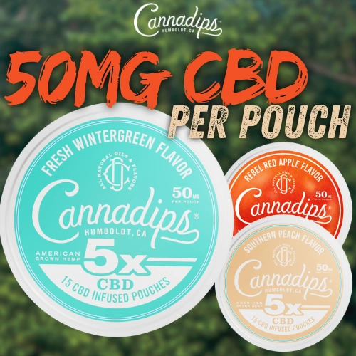 Cannadips - 5x CBD Pouches
