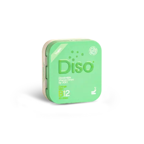 Diso - B12 Vitamin Supplement - Orange Mint, 30 oral strips
