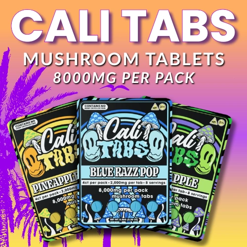 Cali Extrax - Cali Tabs Mushroom Tablets - 8G