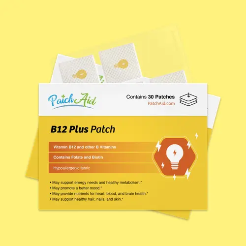 Patch Aid - B12 Energy Plus Vitamin Patch | Energy & Mood