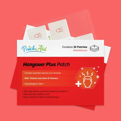 Patch Aid - Hangover Plus Patch | Fast Recovery & Vitamin Support
