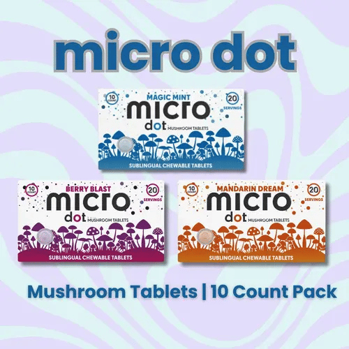 Micro Dots - Mushroom Tablets - 10 Count Pack