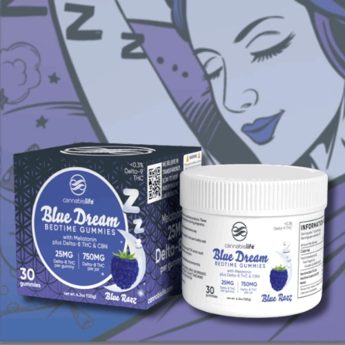 Cannabis Life - Blue Dream Bedtime Gummies - 750mg