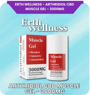 Erth Wellness - Arthridiol CBD Muscle Gel - 3000mg