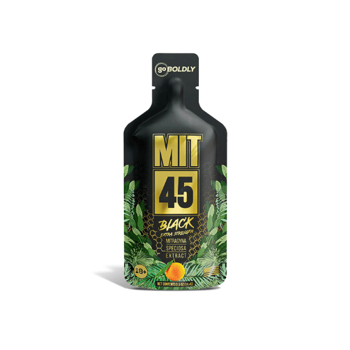 MIT45 Go Kratom Extract Pouch | Black Extra Strength