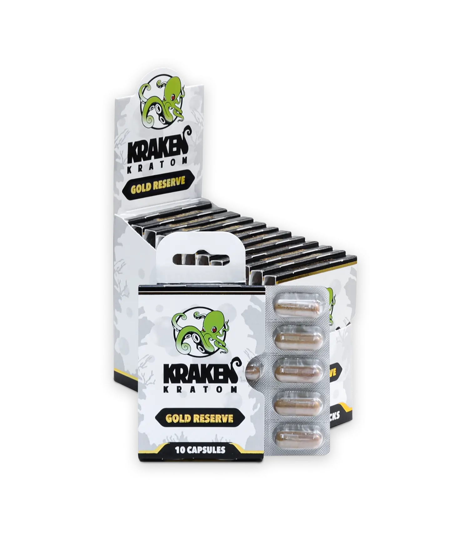 Kraken Kratom - Gold Reserve Kratom Capsules
