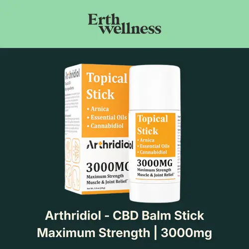 Erth Wellness - Arthridiol Topical Stick - 3000mg