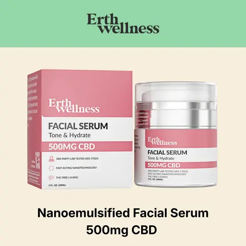 Erth Wellness - CBD Facial Serum - Tone & Hydrate