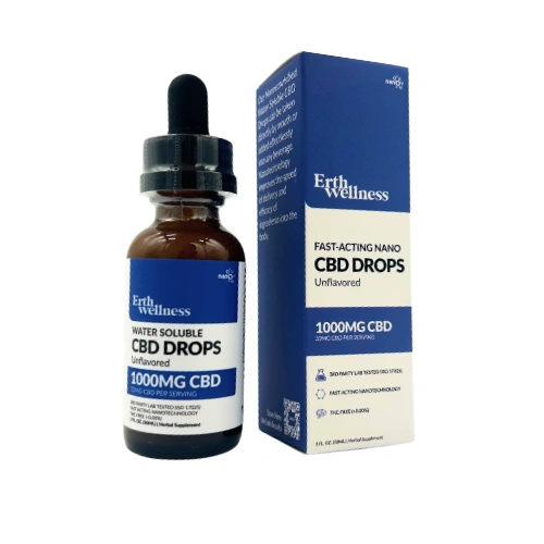 Erth Wellness - Fast-Acting Nano CBD Drops - Unflavored